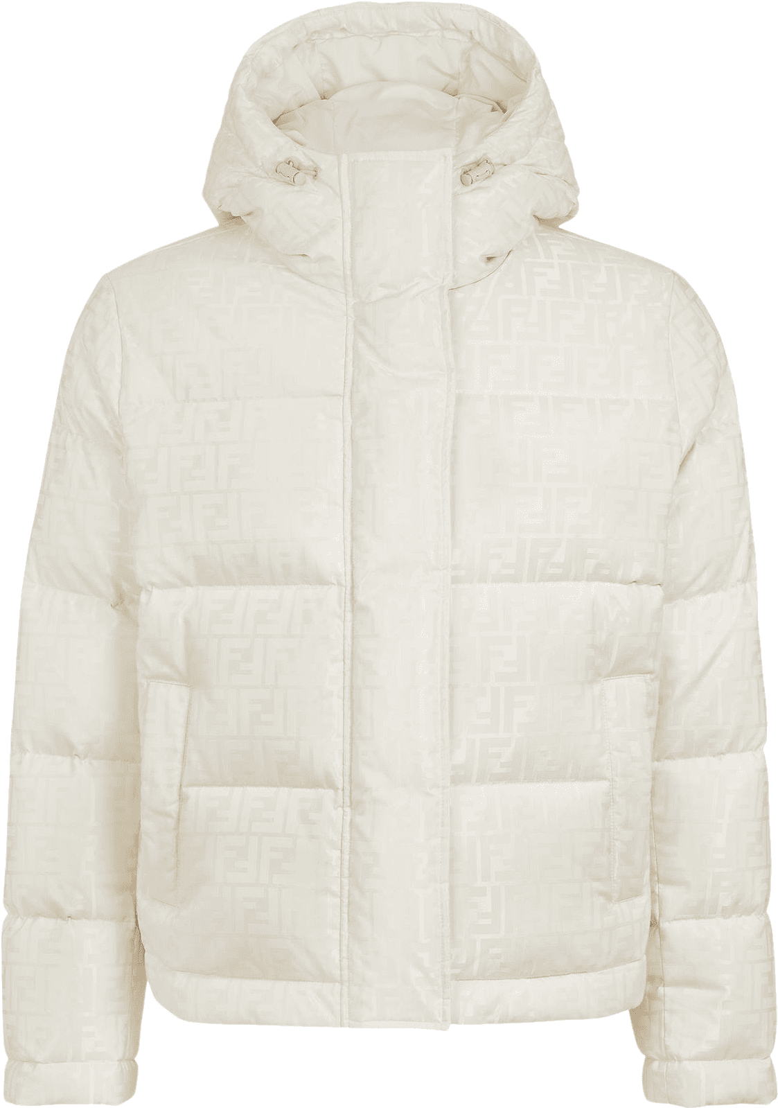 Doudoune Matelassée Monogramme Ivoire