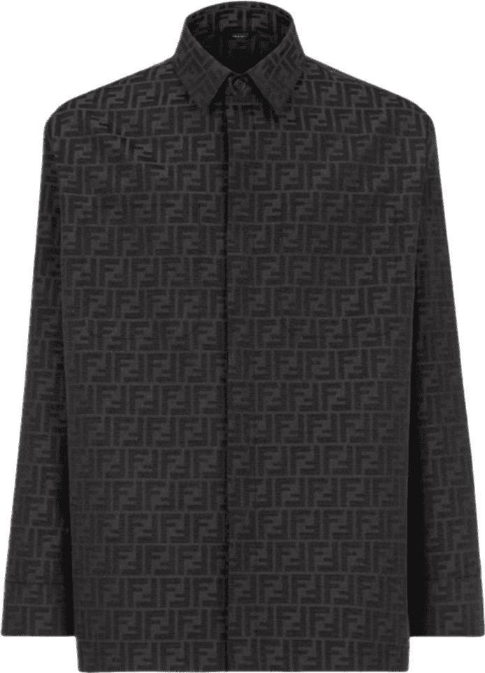 Fendi Chemise Monogram FF Zucca en Coton