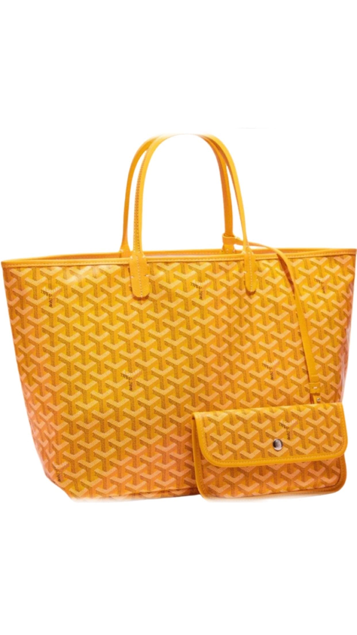 Sac Goyard St-Louis PM Toile Jaune avec Pochette