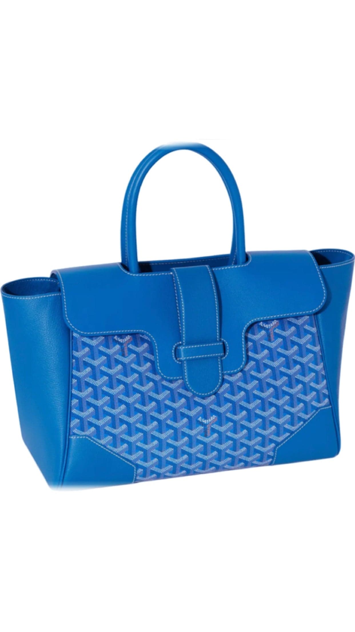 Sac Goyard St. Louis PM Bleu Royal Toile Monogram