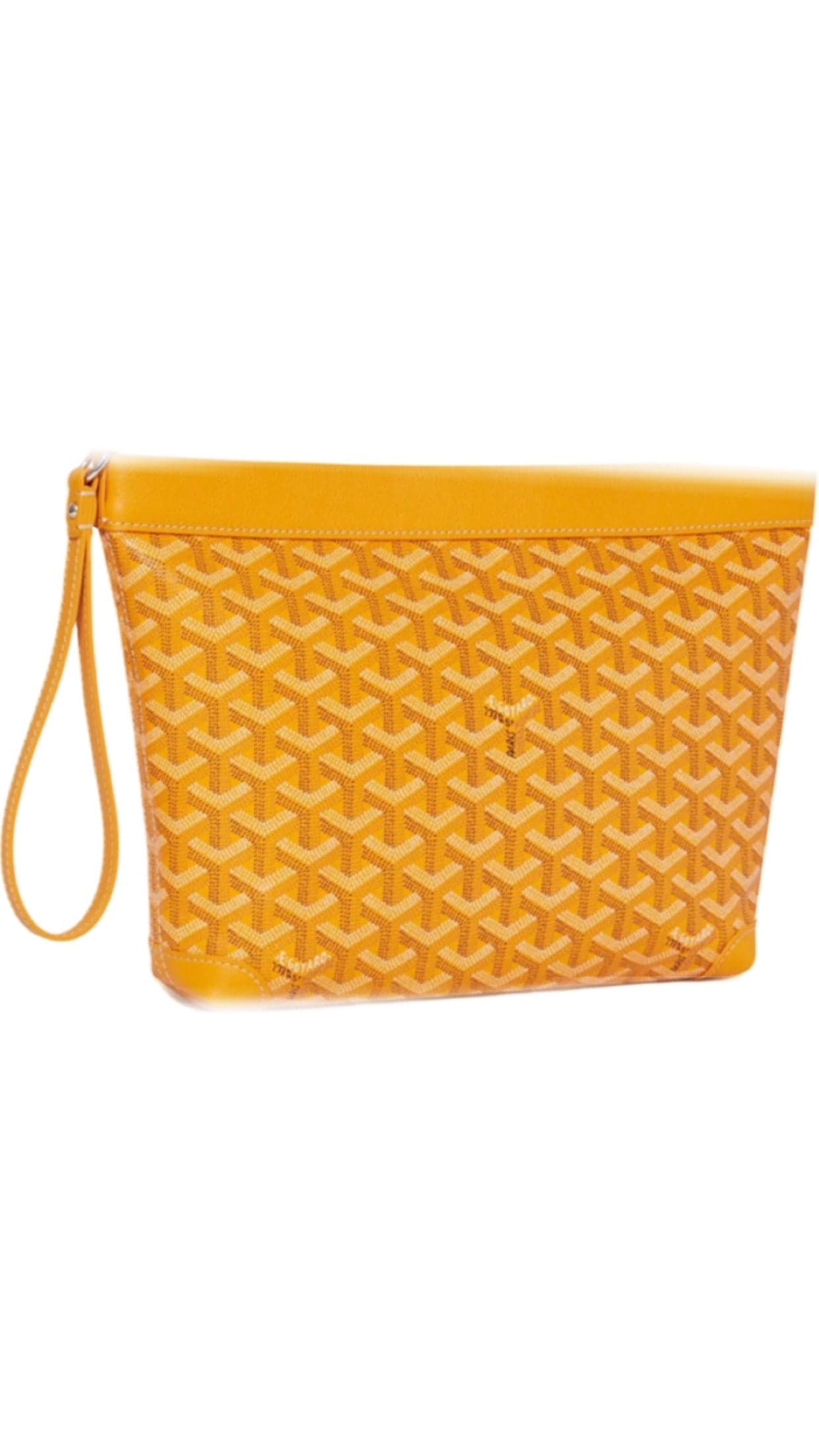 Clutch Goyard Saint-Louis PM Toile Jaune