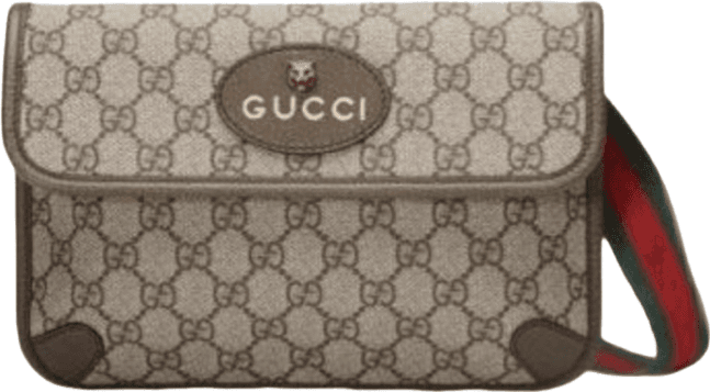 Sac Gucci GG Supreme Canvas Avec Bande Web