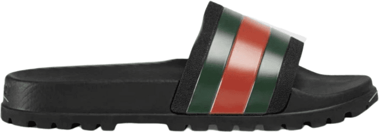 Gucci Slide Web Stripe Black