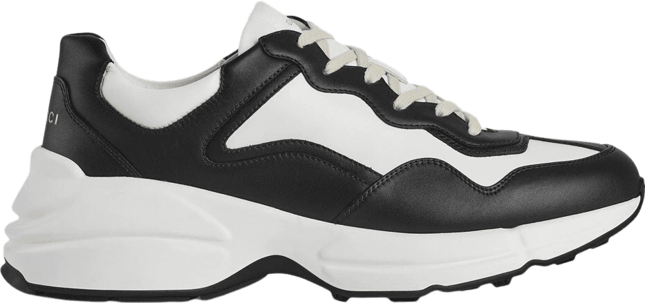 Sneaker Gucci Rhyton Bicolore Noir et Blanc