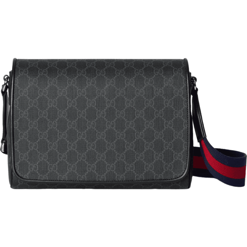 Gucci Sac Messenger GG Supreme Canvas Gris