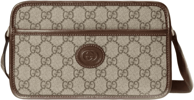 Gucci Sac Bandoulière Monogram GG Canvas Marron