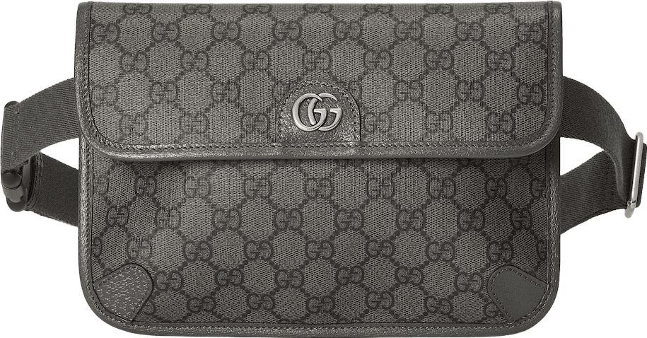 Gucci Ceinture Sac Banane GG Supreme Canvas Noir