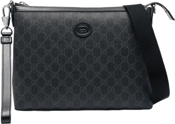 Gucci Sac Messenger GG Supreme Canvas Noir