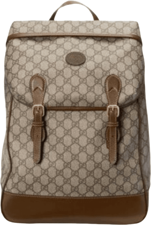 Gucci Sac à Dos Monogram GG Canvas Cuir Marron