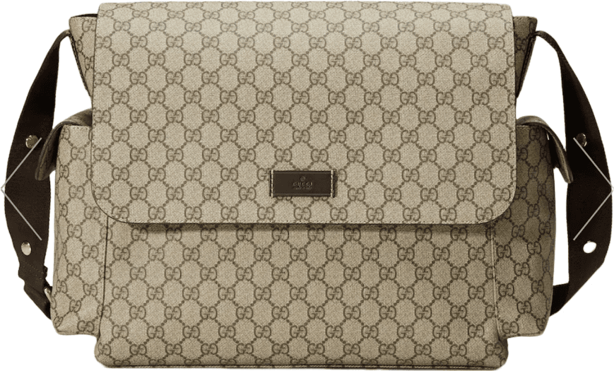 Sac Gucci Messenger GG Supreme Canvas Marron