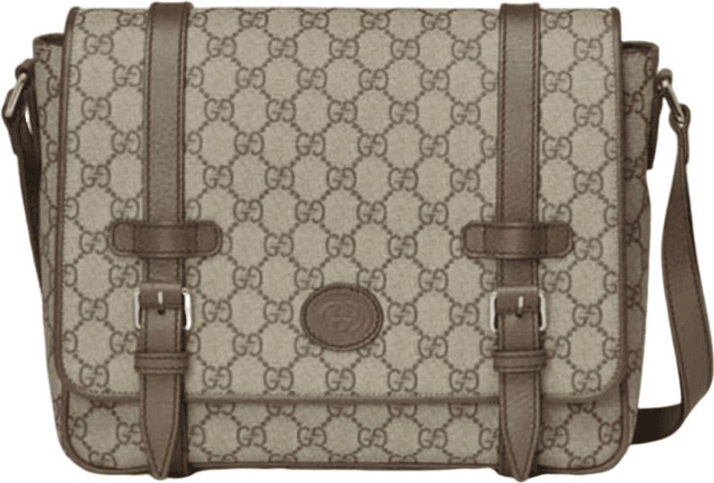 Sac Gucci Messenger Monogram GG Canvas Beige