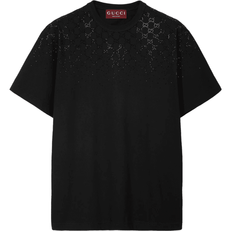 T-shirt Gucci à monogrammes GG pailletés