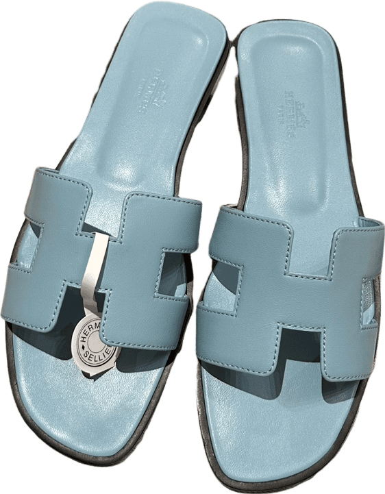 Hermès Oran Sandal Light Blue
