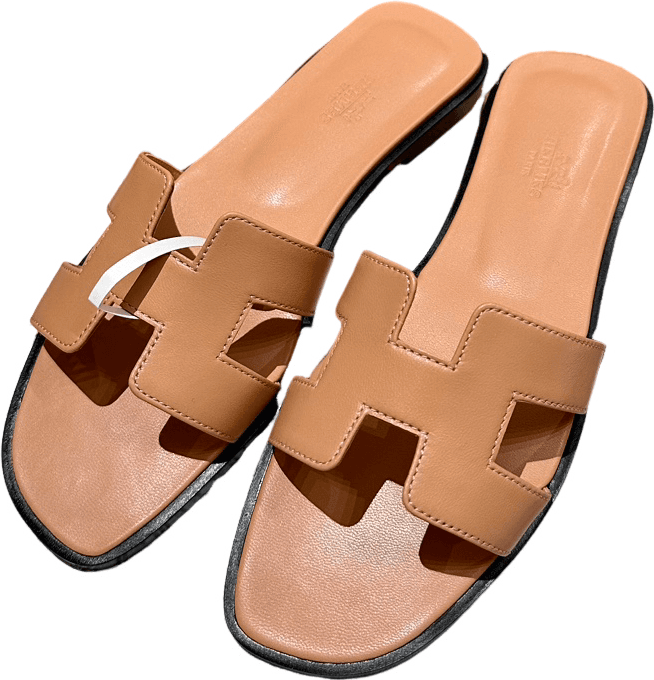Hermès Oran Sandal Cuir Naturel