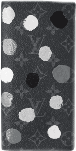 Portefeuille Louis Vuitton Monogram Vernis avec motif pois