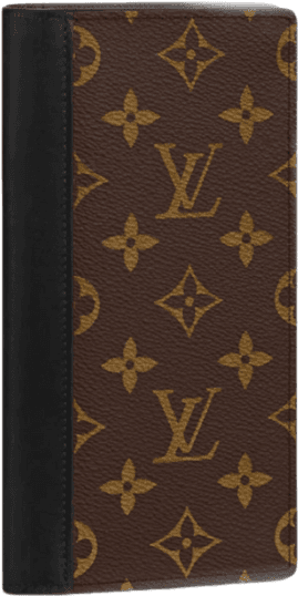 Portefeuille Louis Vuitton Monogram Canvas Noir et Marron