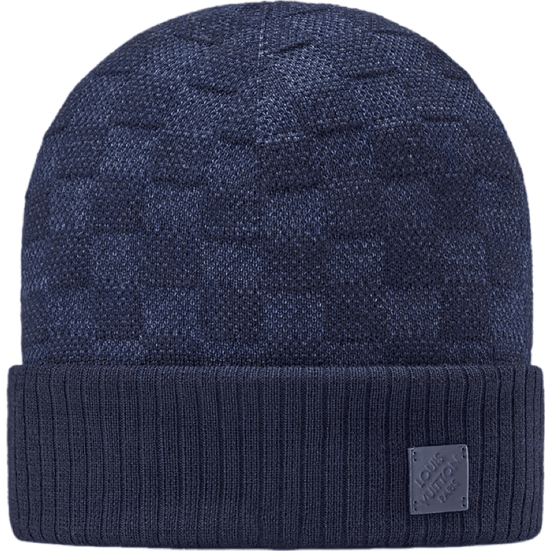 Bonnet The North Face Beanie Côtelé Bleu Marine
