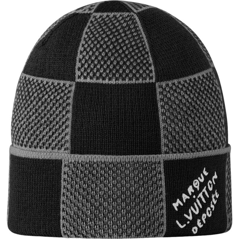 Bonnet Marmot Colorblock Noir et Gris