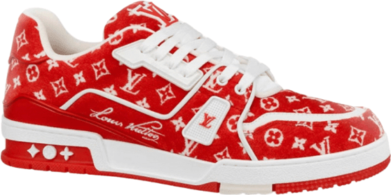 Sneakers Louis Vuitton Trainers Rouge Daim