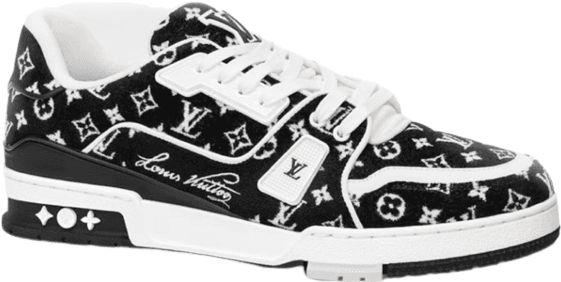 Sneakers Louis Vuitton Trainers Noir Daim