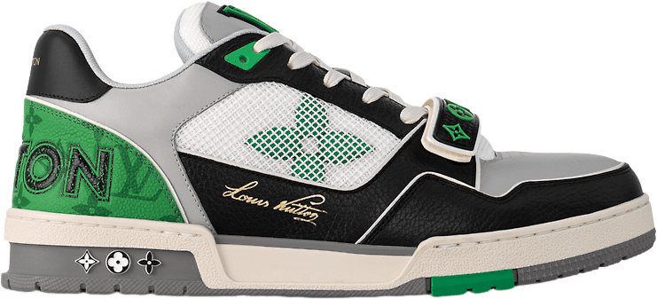 Louis Vuitton Trainers Velcro Green