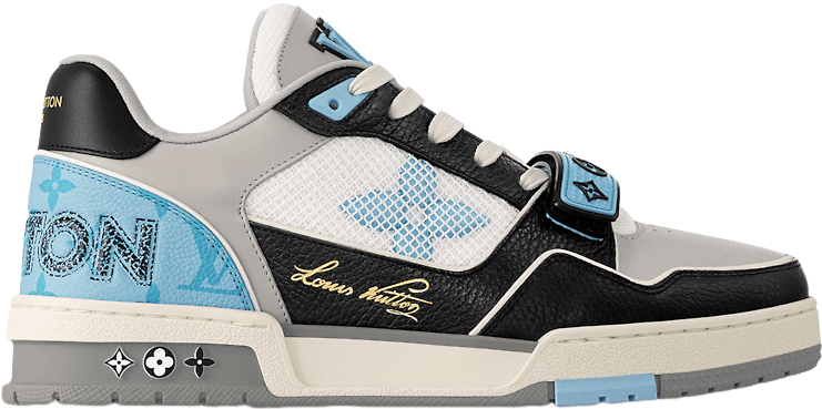 Louis Vuitton Trainers Velcro Blue