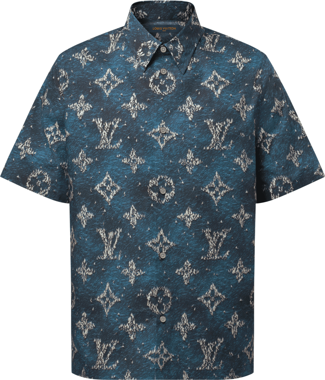 Chemise Manche Courte À Imprimé Monogram Louis Vuitton