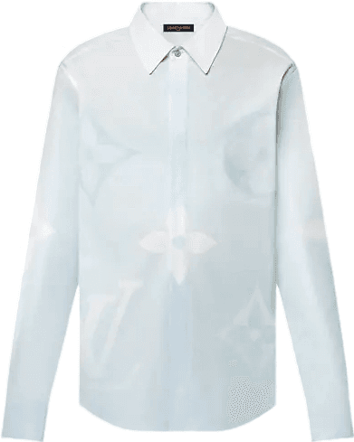 Chemise Louis Vuitton Monogram Blue Sky
