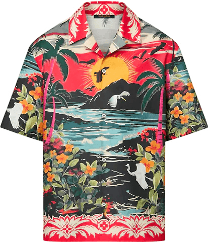 Chemise Louis Vuitton Imprimés Manches Courtes