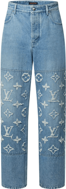 Jean Louis Vuitton Droit Denim