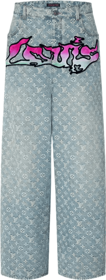 Jean Louis Vuitton Baggy Denim