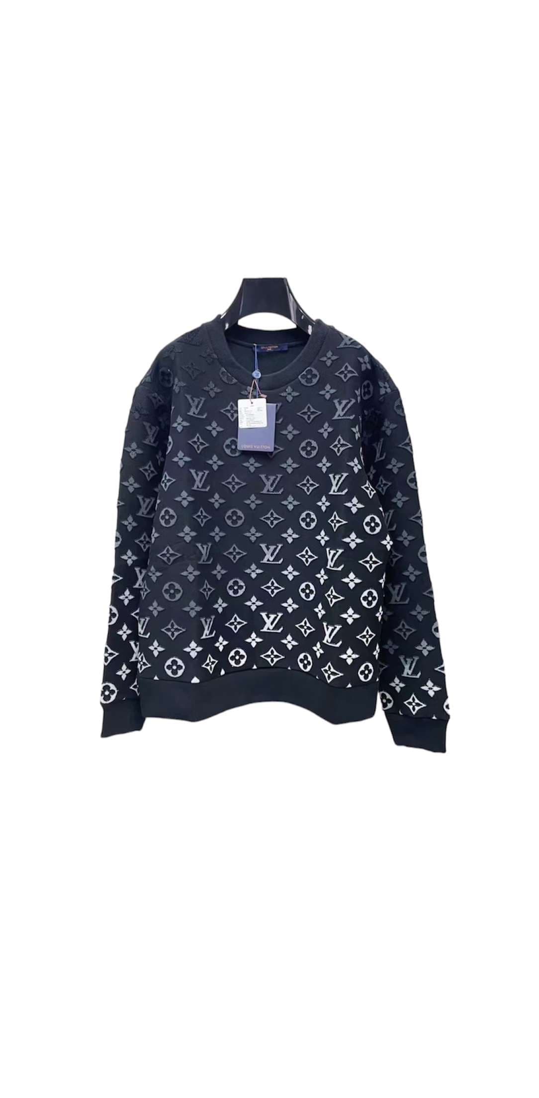 Sweat Louis Vuitton Noir a Motif