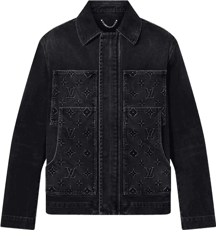 Haut À Col Rond Louis Vuitton Black