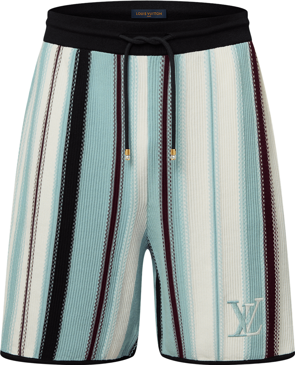 Short Rayée en Crochet Louis Vuitton