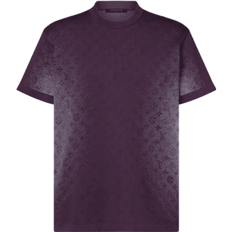 T-shirt Purple Louis Vuitton Maille Jacquard Monogram