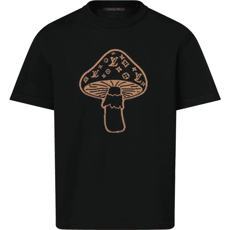 Tee Shirt À Col Rond Champi Louis Vuitton