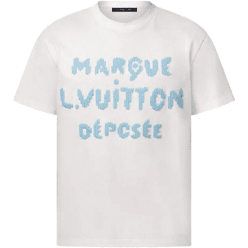 T Shirt Louis Vuitton Signature Brodé
