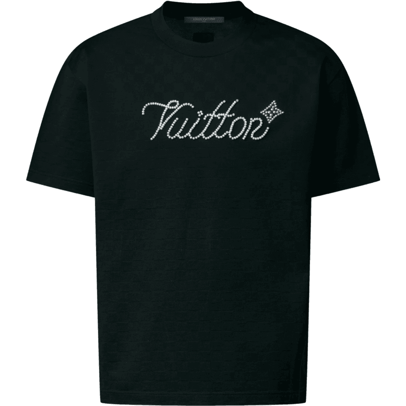 Signature Embellished T-shirt Louis Vuitton