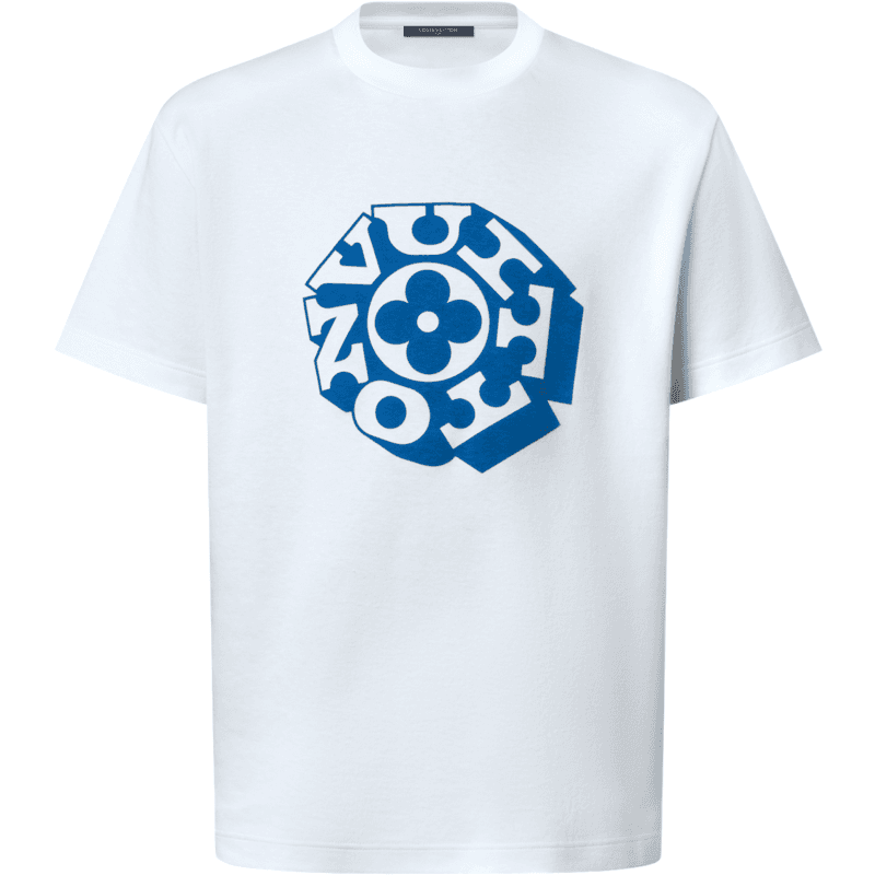 Tee-shirt À Signature Imprimée Louis Vuitton