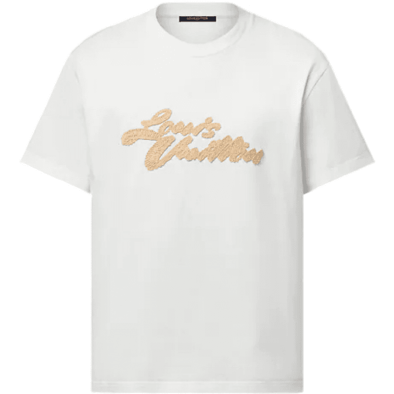 Tee-shirt Louis Vuitton À Signatures Brodées