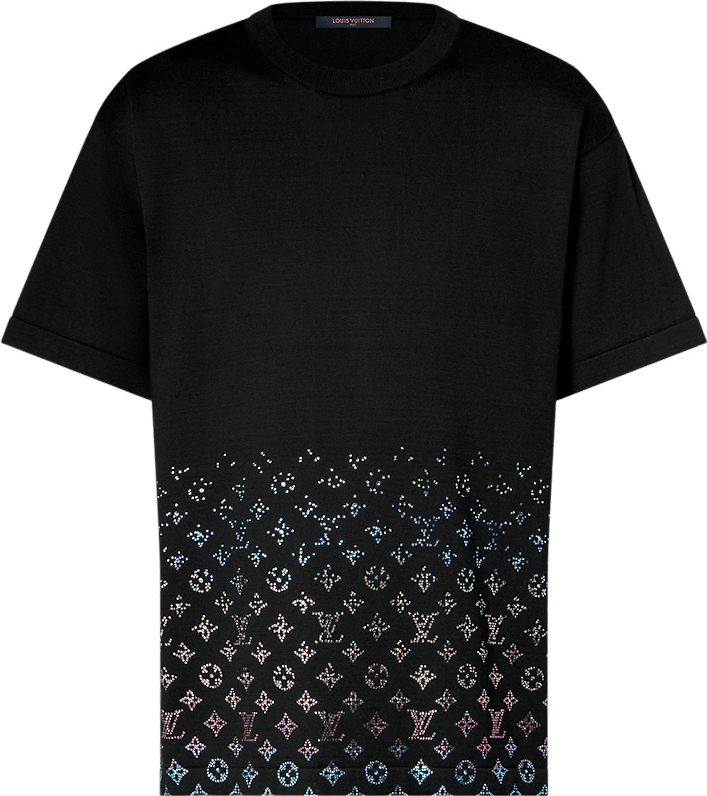 Tee-shirt Louis Vuitton Ornementé Monogram Gradient