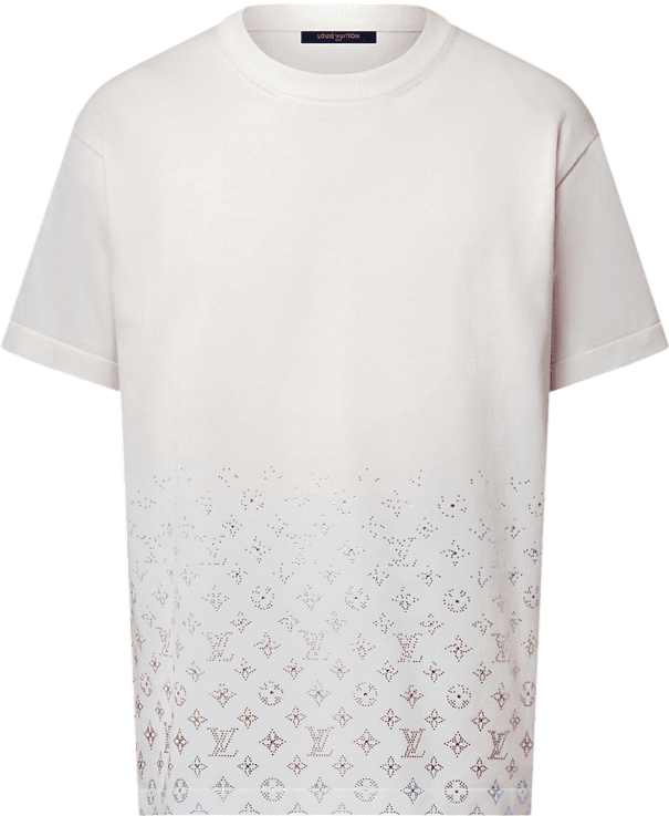 Tee-shirt Louis Vuitton Ornementé Monogram Gradient