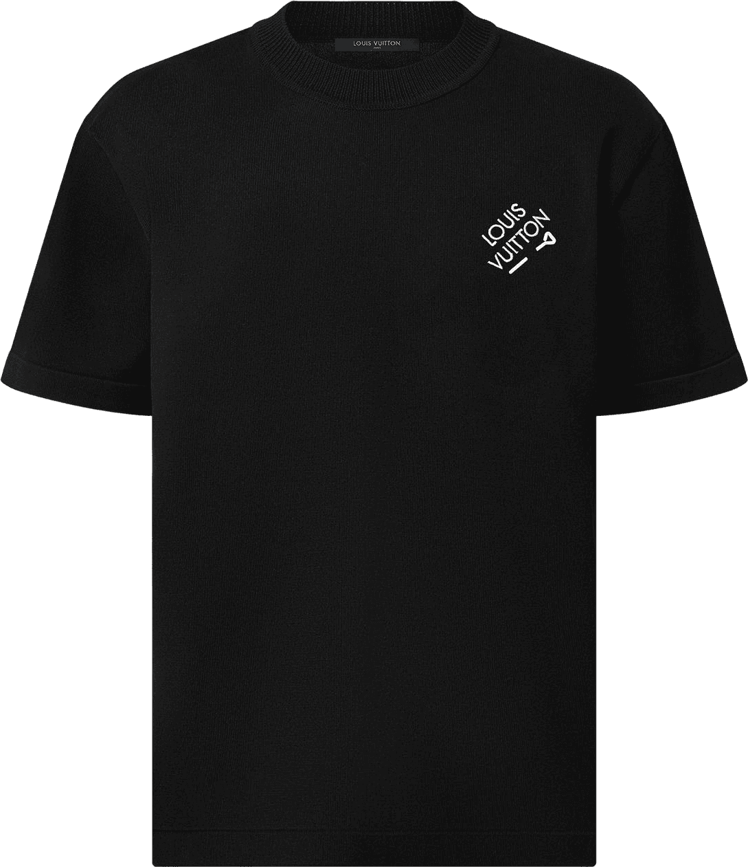 Tee-shirt Manches Courtes À Signature Brodée