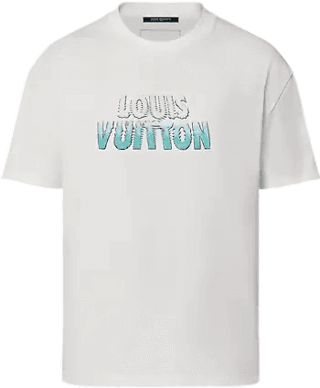 T Shirt Louis Vuitton Embroidered Beads Cotton