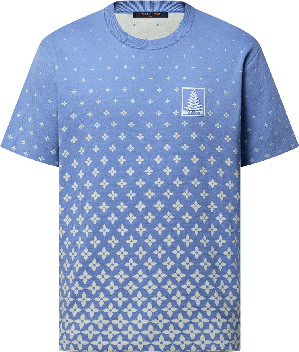 T Shirt en Coton Maille Louis Vuitton