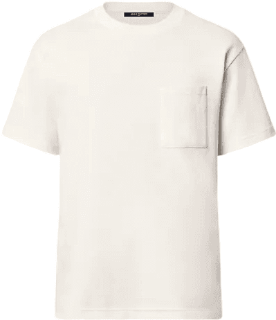 T Shirt en Coton Piqué Louis Vuitton