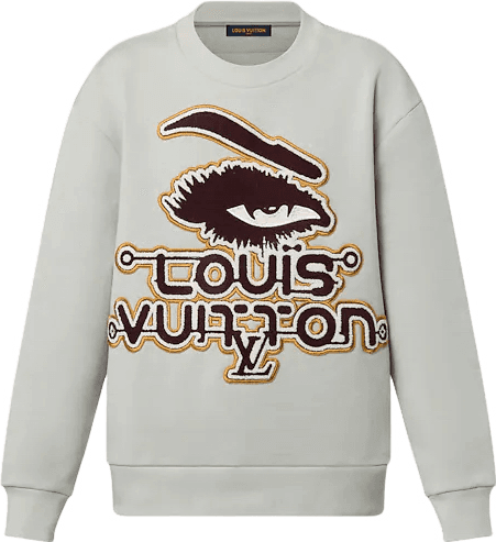 Sweat Shirt Brode Louis Vuitton Eagles Eyes