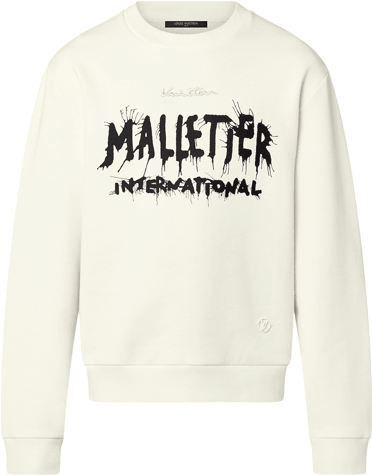 Sweatshirt en Coton Louis Vuitton