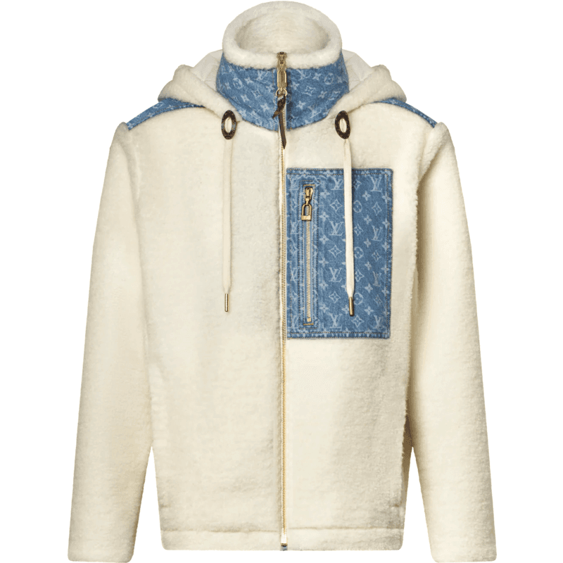 Veste Polaire À Détails Monogram Femme