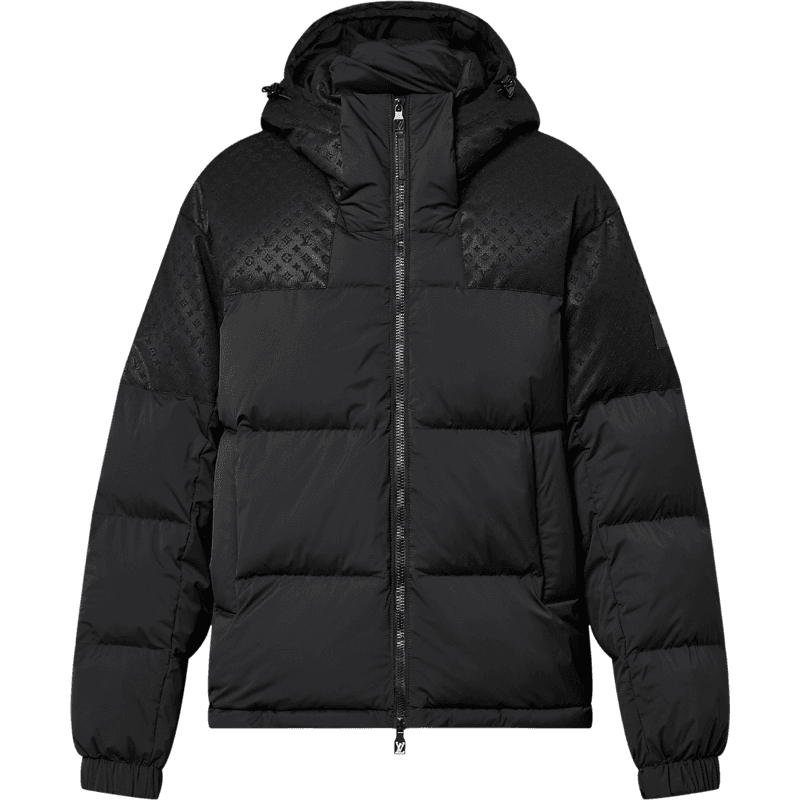Blouson À Détails Monogram en Duvet Ecodown Louis Vuitton